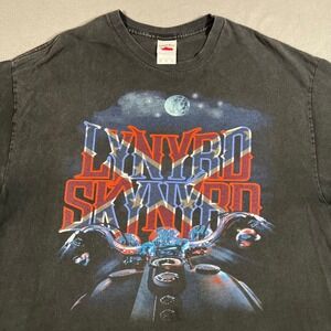 Lynyrd Skynyrd 20th Anniversary T-shirt XL Motorcycle‎ Flag Tennessee River Tag